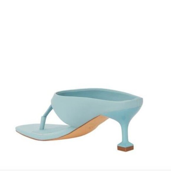 Katy Perry Oceanside Low Slip-On Sandals | Blue | Sculpted Heel | Size 6 NWT - Picture 4 of 9